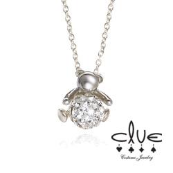 petit sitting bear Necklace