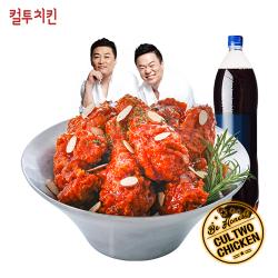 매후라순살양념 치킨+콜라1.25