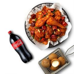 BHC 치하오순살+치즈볼+콜라1.25L