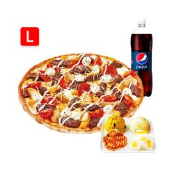 치즈블라썸스테이크L+더샐러드+콜라1.25