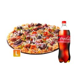 글램핑 바비큐 피자 (오리지널)L+콜라1.25L