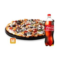 블랙앵거스 스테이크 피자(오리지널)M+콜라1.25L
